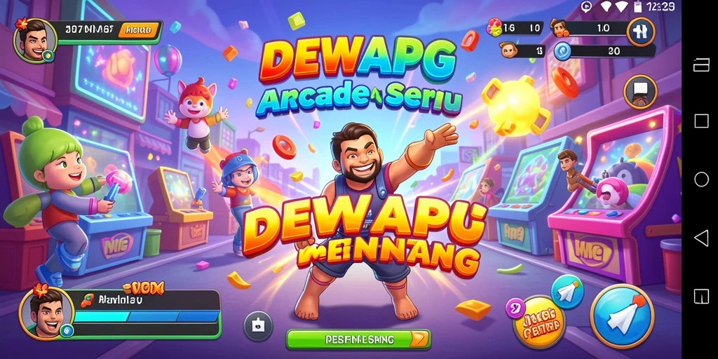 Tampilan gameplay seru dan penuh tantangan di DEWAPG.
