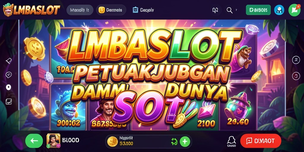 Screenshot utama LMBASLOT menampilkan gameplay penuh petualangan.