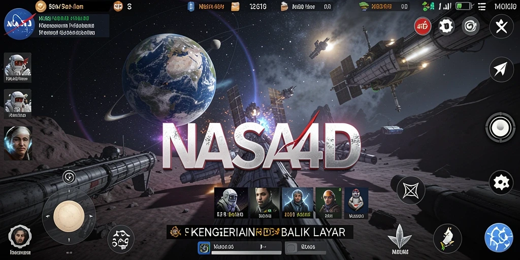 Tampilan gameplay <strong>NASA4D</strong> yang menegangkan dengan nuansa horor yang kental.