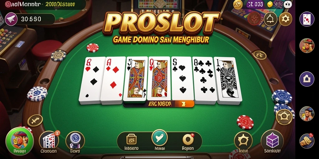 Tampilan gameplay yang seru dan menegangkan di PROSLOT.