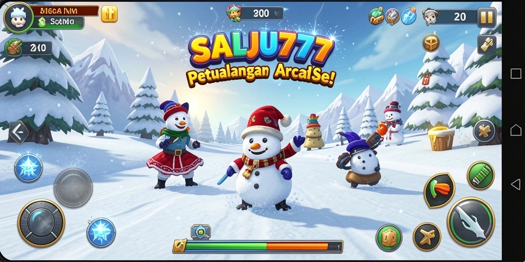 Tampilan gameplay SALJU777 yang penuh aksi dan tantangan seru.