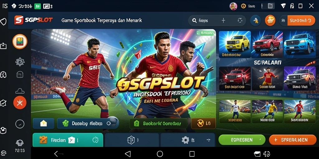 Tampilan menarik dari gameplay Sportsbook SGPSLOT.
